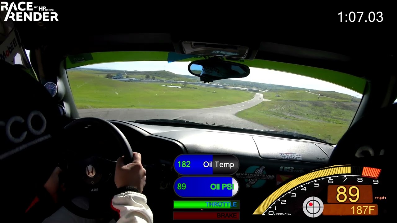 Thunderhill East Bypass - AP2 S2000 - 1'52.6