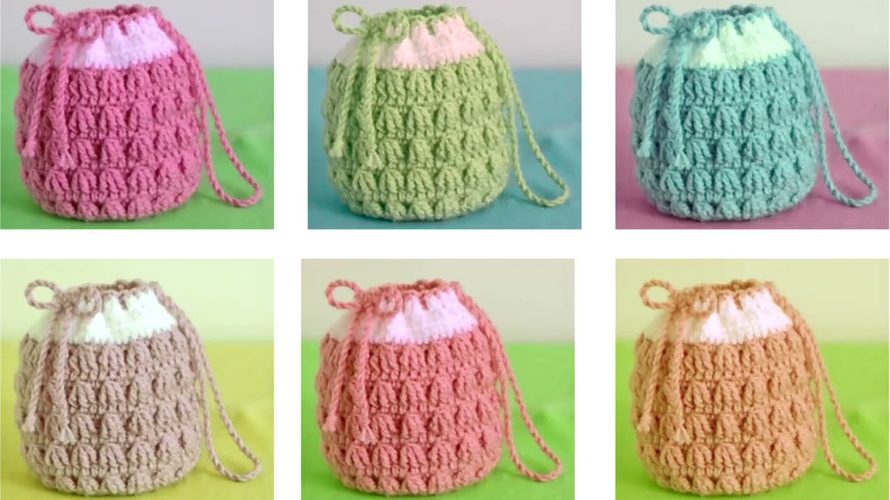 Сумки Кошельки Легкий узор крючком для начинающих