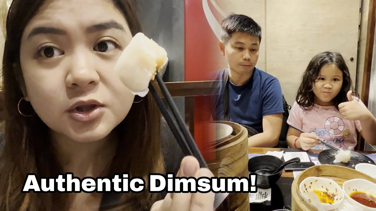 Trying Authentic Dim sum at Hong Kong!!