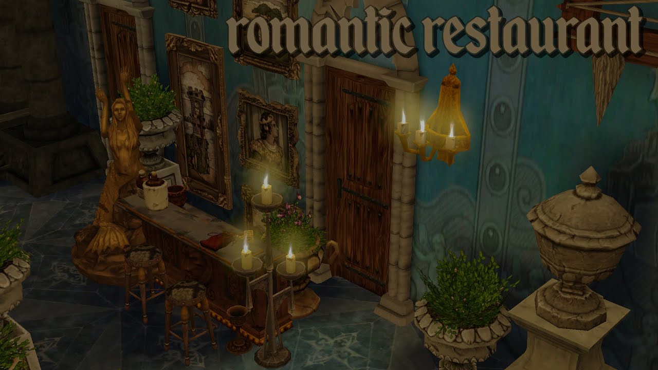 ROMANTIC RESTAURANT | The Sims Medieval Speed Build