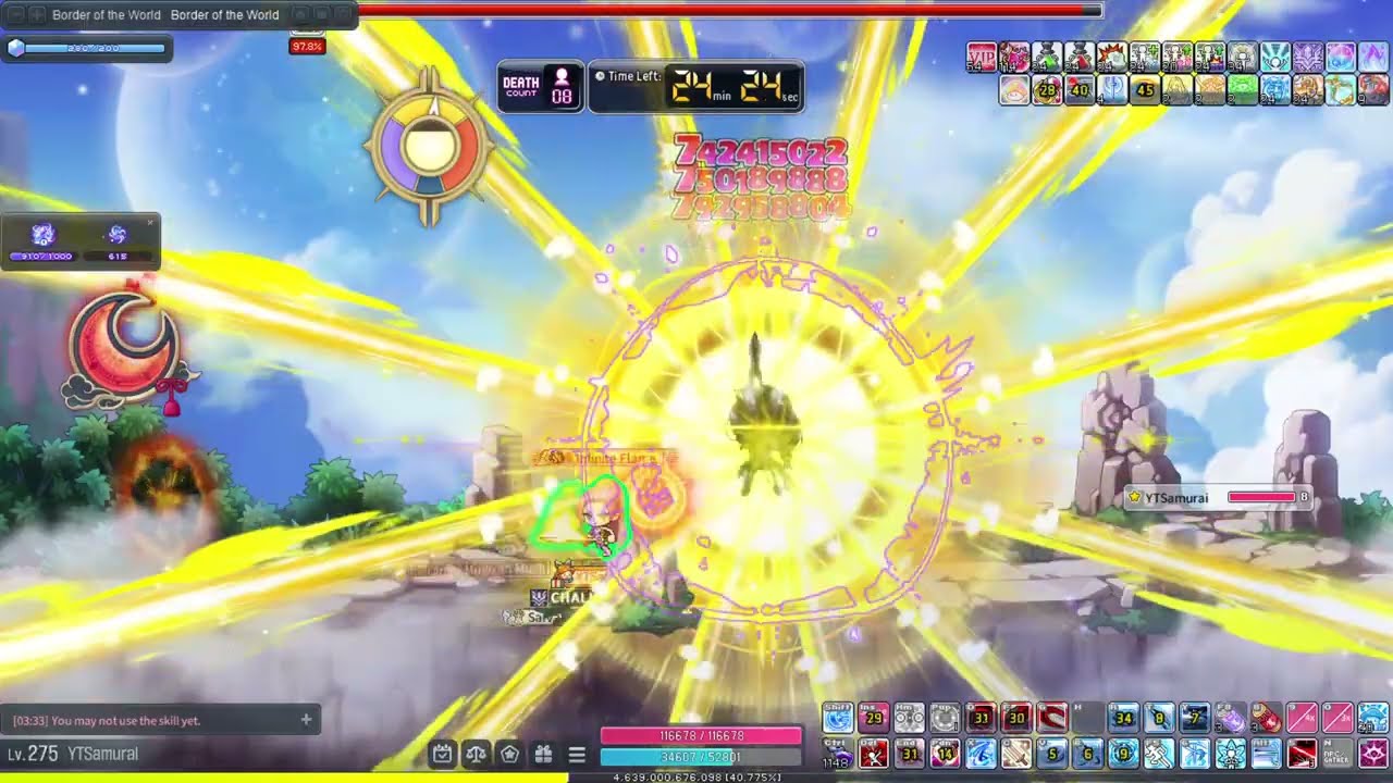 [MapleStory] 28m CP Hayato Solo Normal Serene (Challengers World S3)