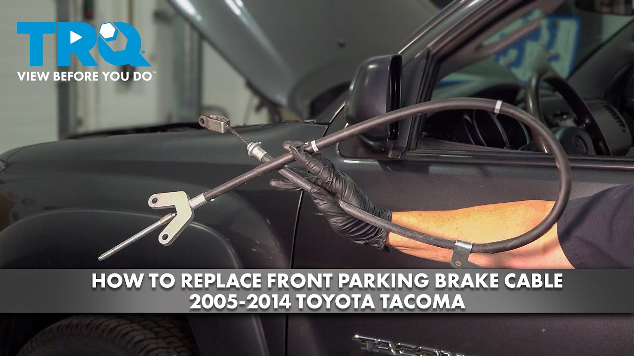 Как заменить передний трос стояночного тормоза на Toyota Tacoma 2005-2014