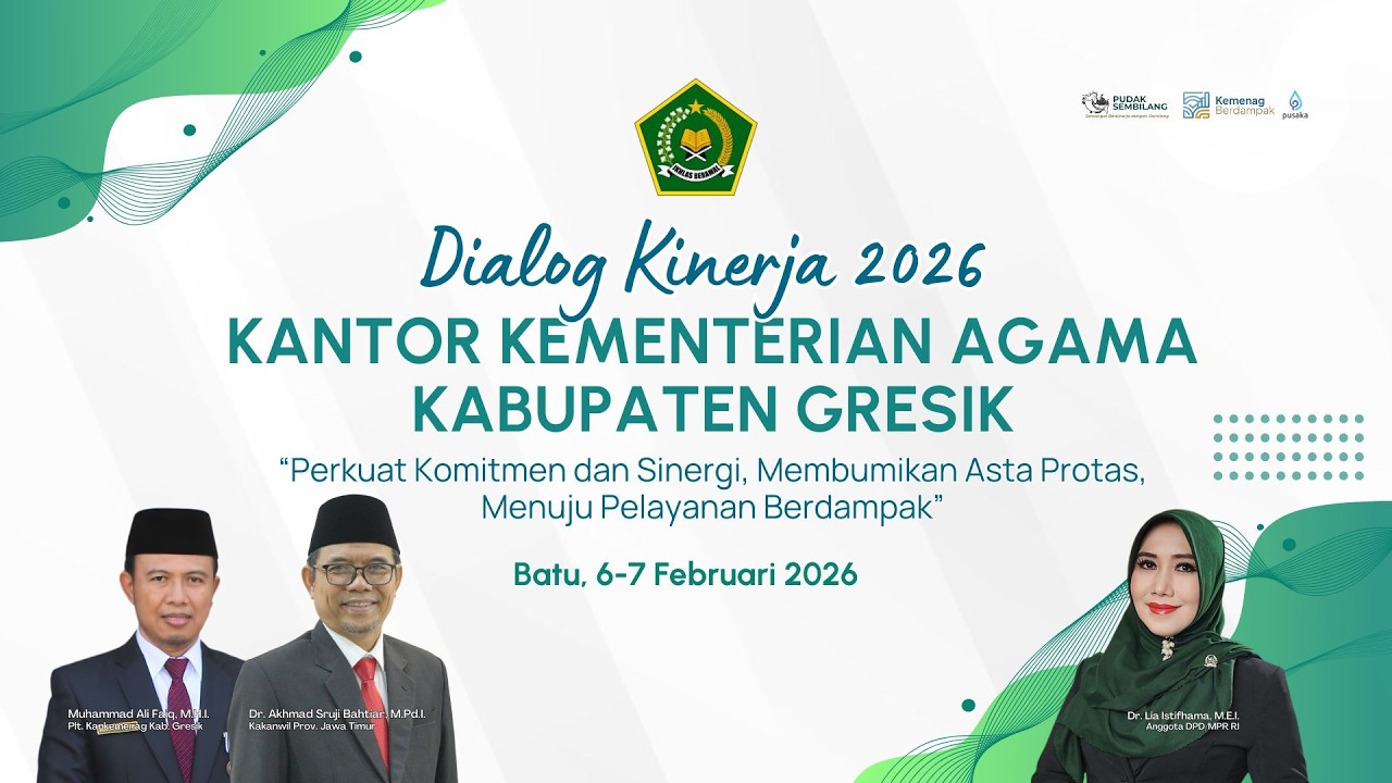 PEMBUKAAN DIALOG KERJA 2026 KEMENAG GRESIK