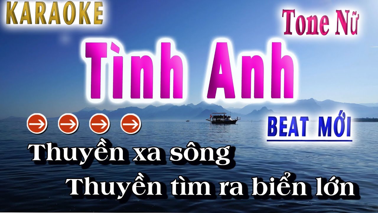 Karaoke Tình Anh Tone Nữ Beat Mới | Song Nhien Karaoke