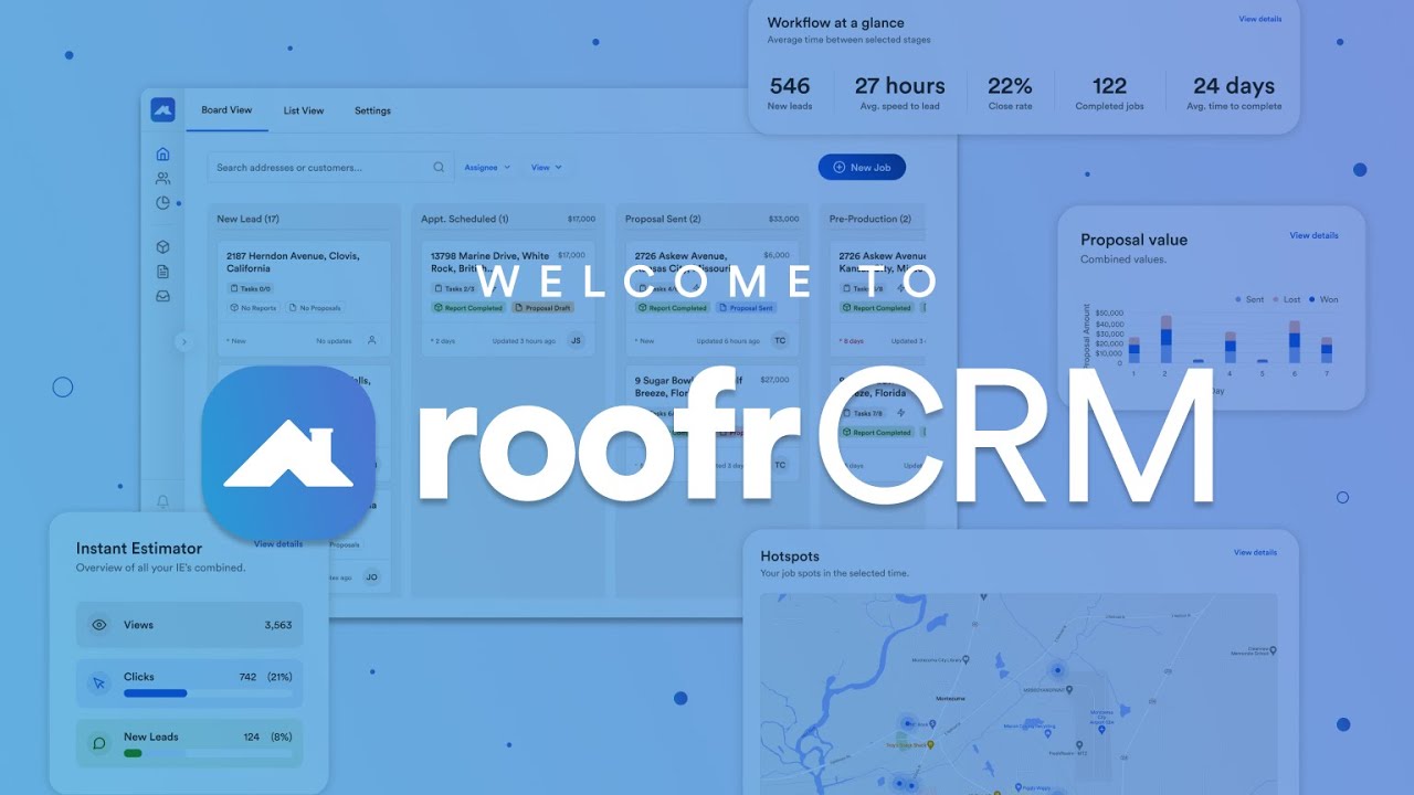 Roofr CRM: The all-in-one software for roofers