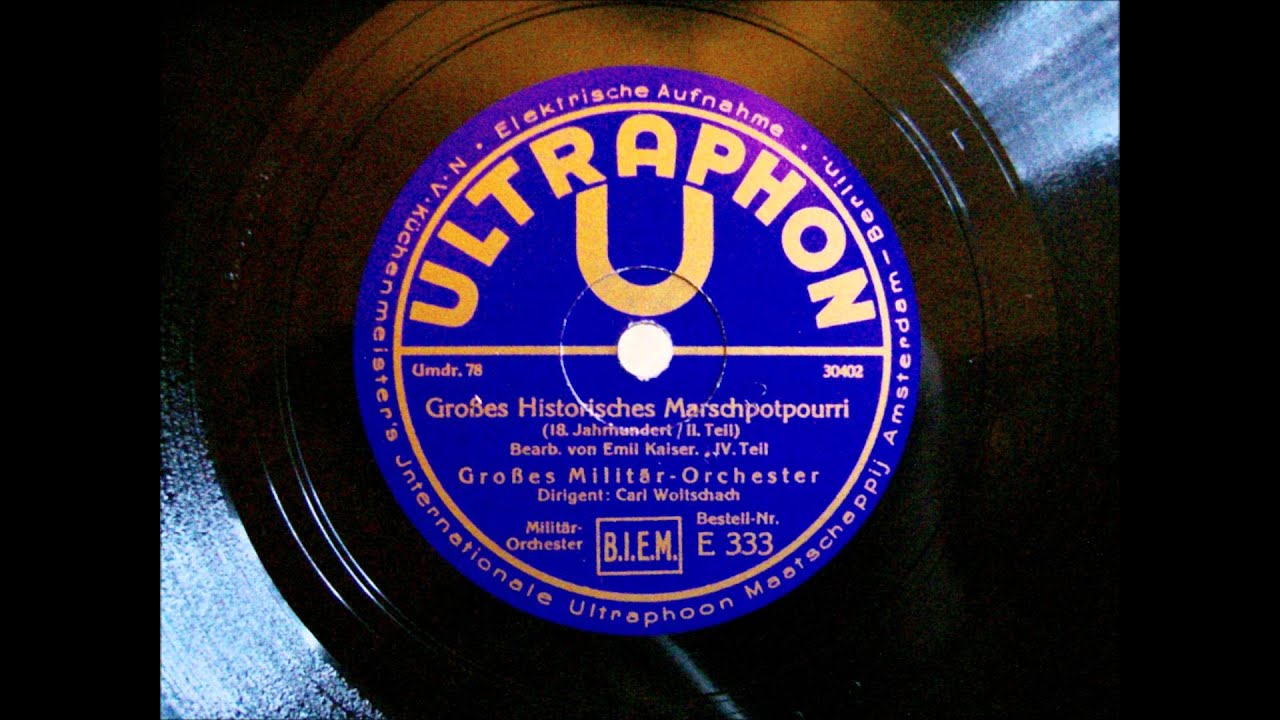 Carl Woitschach - Großes historisches Marschlieder Potpourri Teil 3 und 4