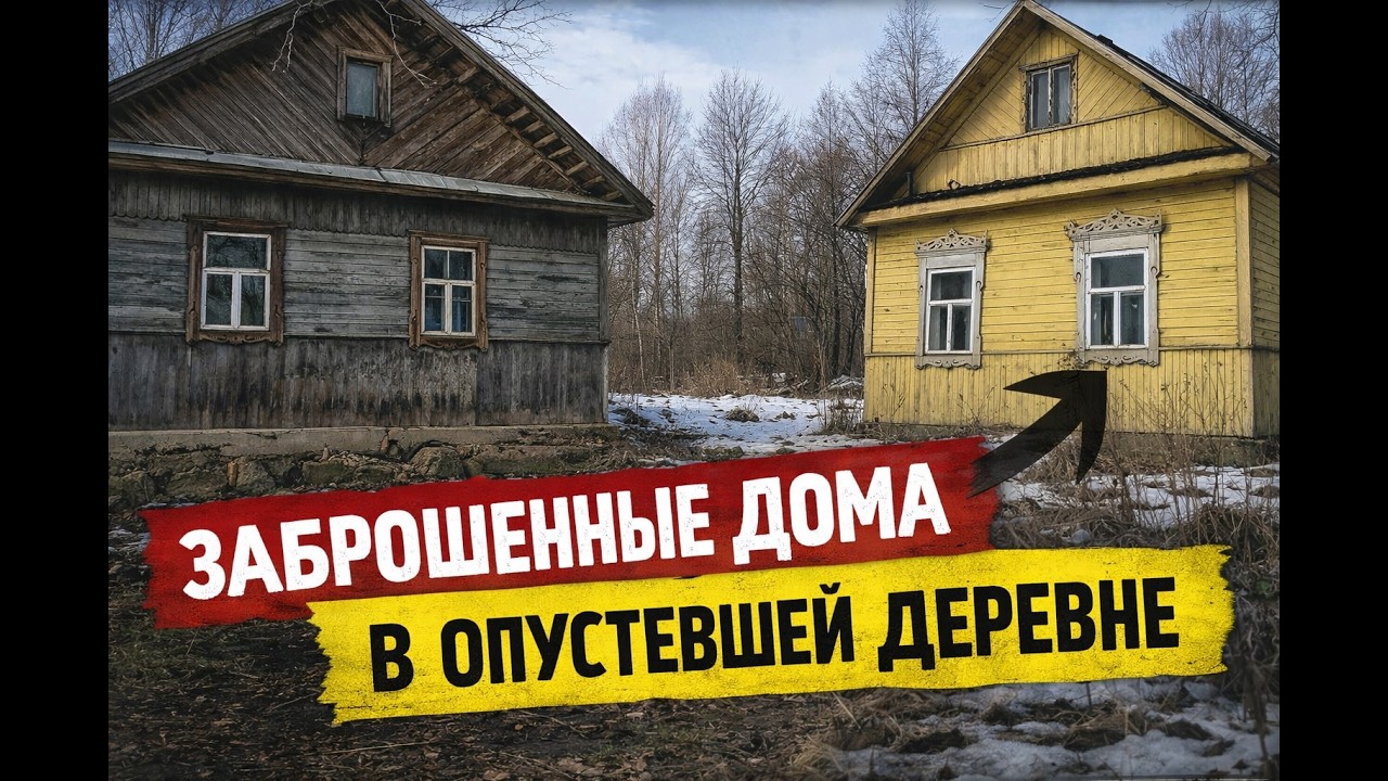 Последние два дома опустевшей деревни.О чем расскажут старые письма и фотографии.