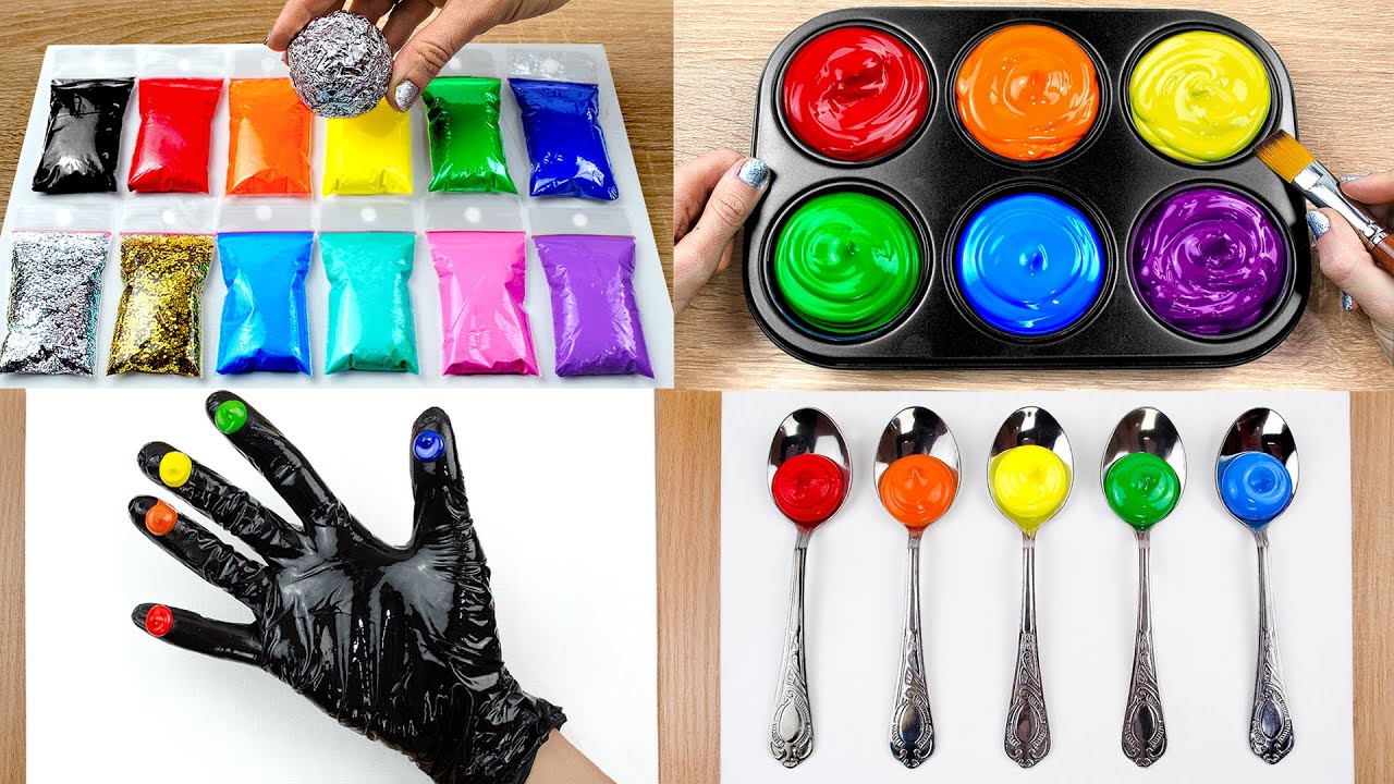 OVER 1 HOUR Of Easy Acrylic Painting Techniques Anyone Can Do!