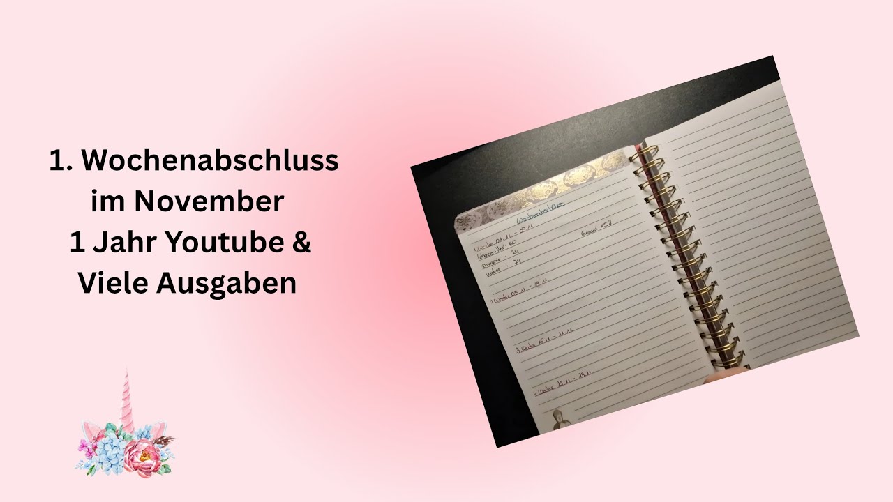 1. Wochenabschluss, ein Jahr auf YouTube 🎉🍁🍂