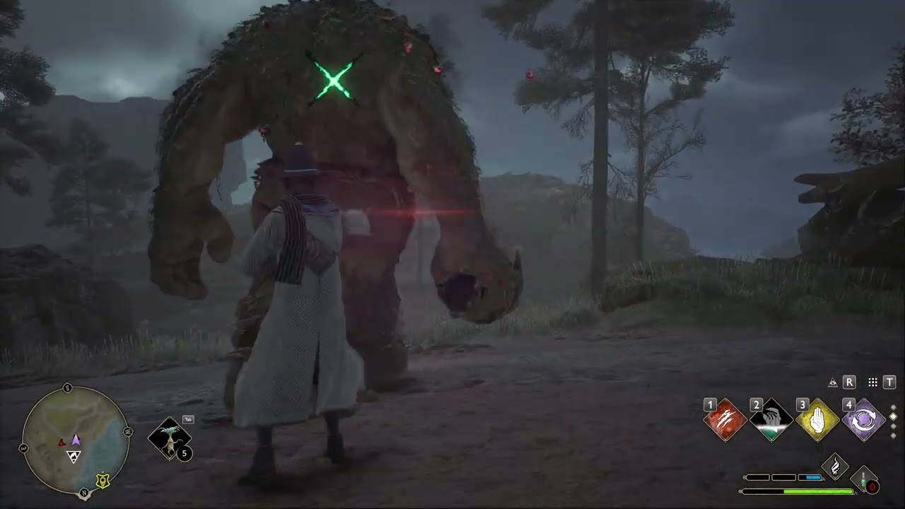 Making Trolls fight Each Other with Imperio. Hogwarts Legacy.