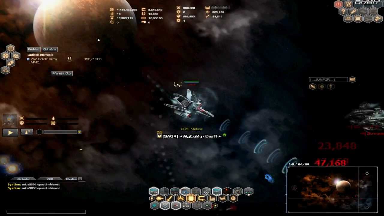 Dark Orbit- Czech Republic 2 Full Havoc and Goliath Nemesis complete