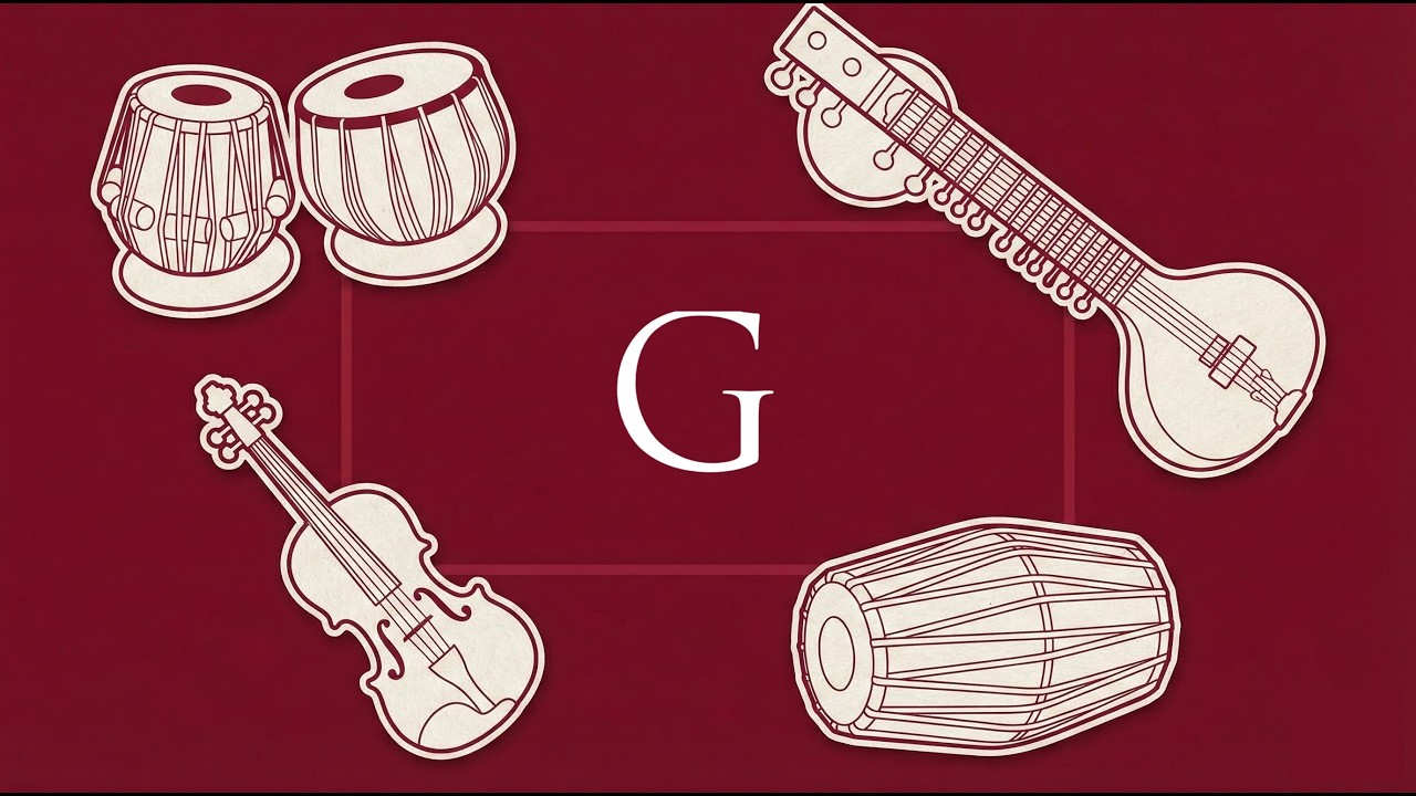 Sruthi Box Pitch G (White 5) | Sa-Pa-Sa (Standard) | 2 Hours Continuous