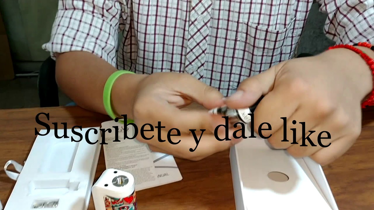 unboxing de un vaporizador kronos M60-TC