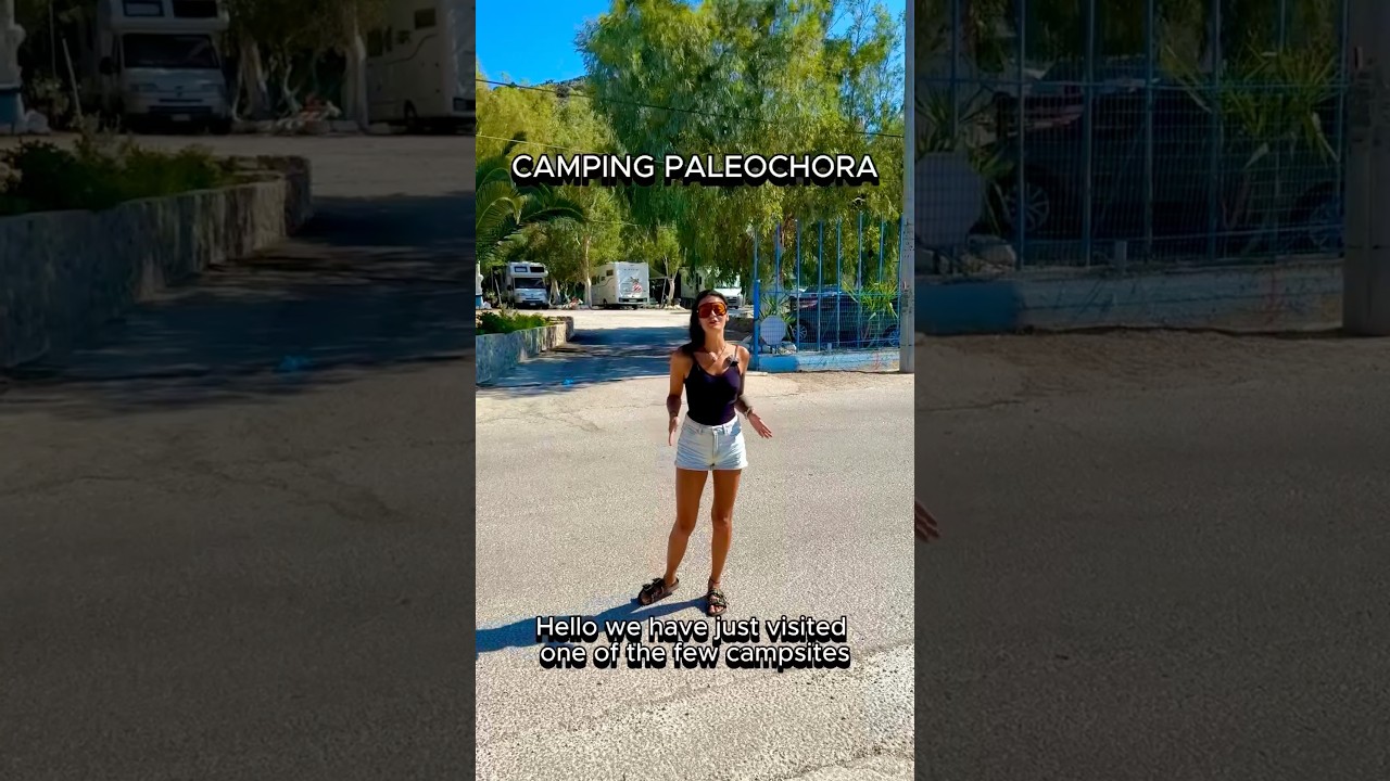 Camping Paleochora #grecja #kreta #camping #paleochora #caravan #travel