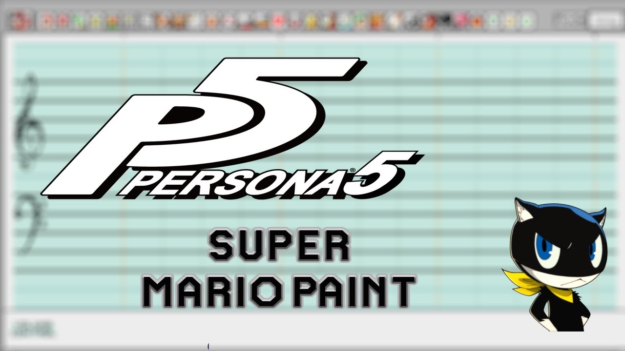 Persona 5 - Blooming Villain (Boss battle) - Super Mario Paint