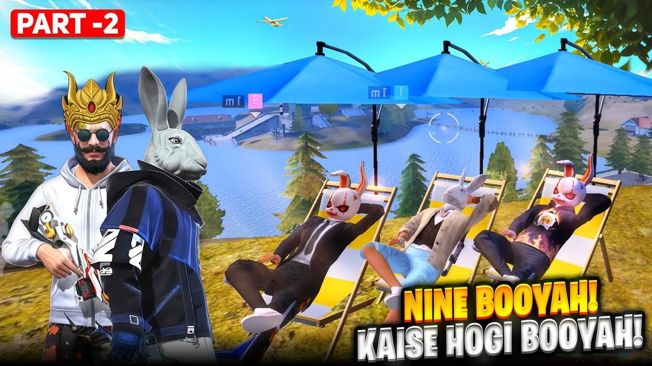 [PART-2] NINE BOOYAH! For Sunbathing Emote🤓 || SR OP Funny Video 📸 || @SRMINT482 @S1Gaming_