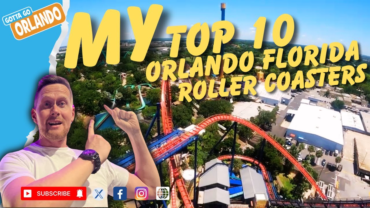 Shane's Top 10 Favorite Roller Coasters in Florida Ranked