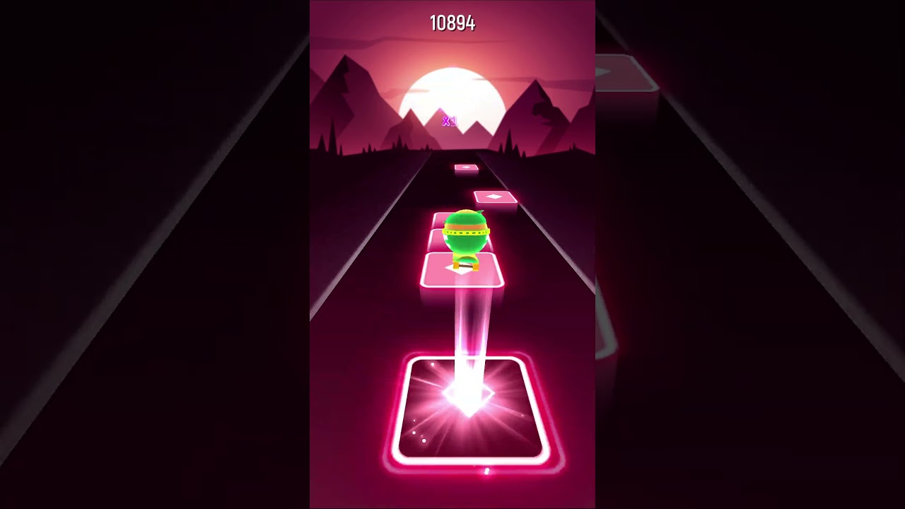 Super Bass | Tiles Hop | Endless Mode 9 | Record: 11058 = Hiiiiiiiii