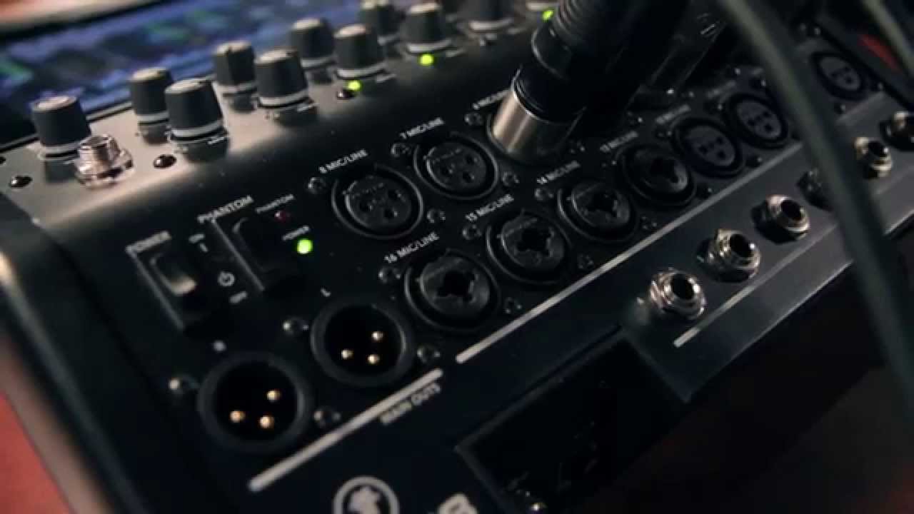 Mackie DL1608 Digital Live Sound Mixer With IPad Controller Demo