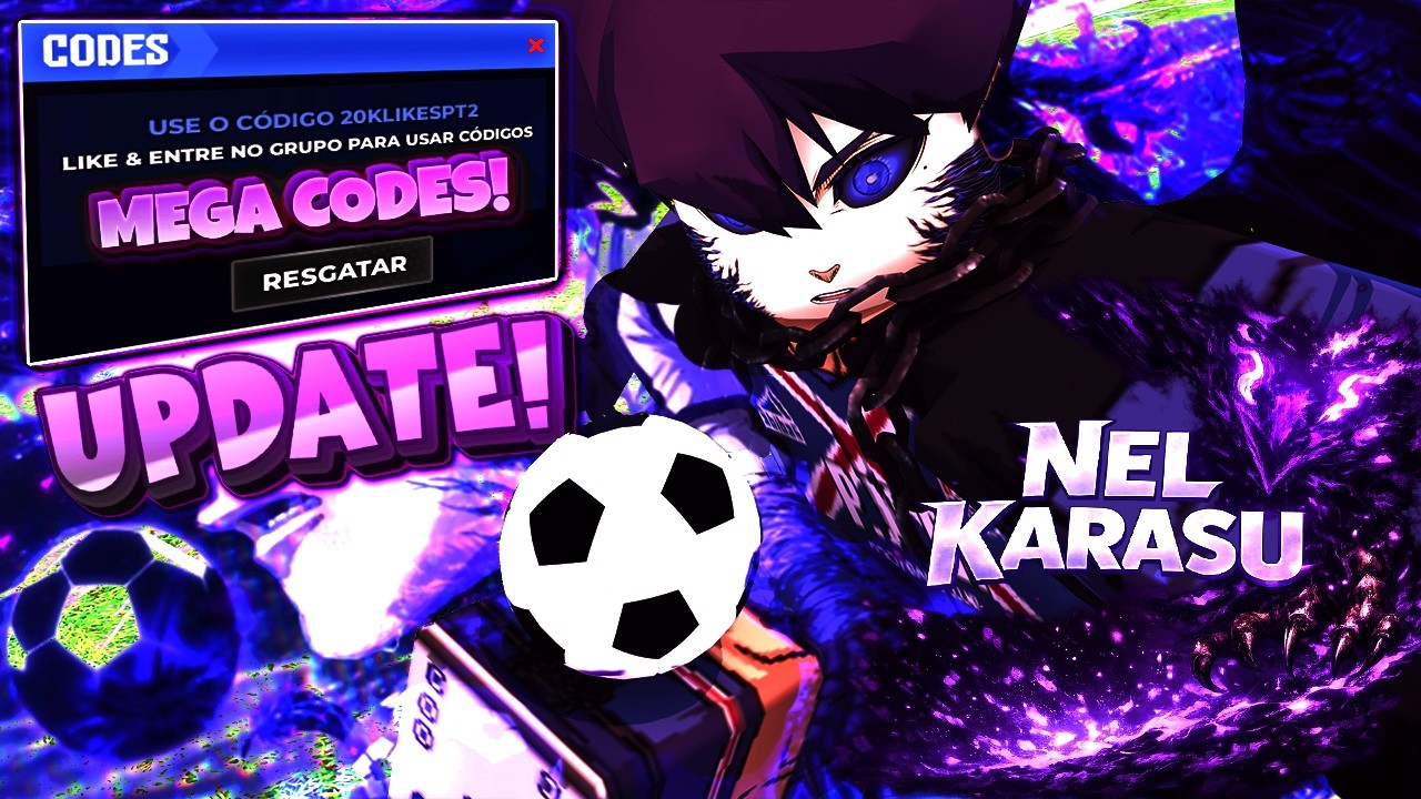 A UPDATE DECEPCIONANTE COM *D* MAIUSCULO! e NOVOS MEGA CÓDIGOS do BLUE LOCK RIVALS!! #DARKRUAN100K