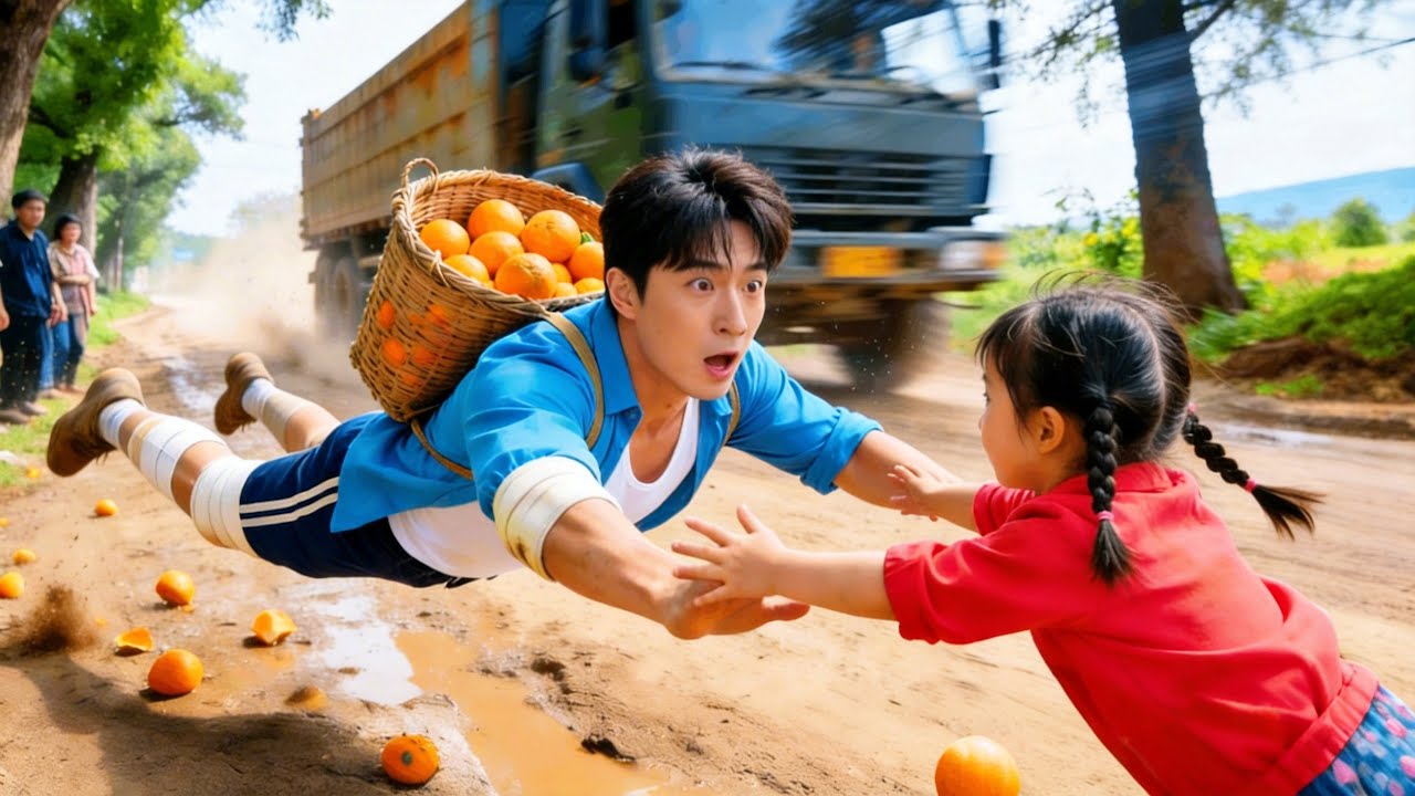 車椅子の果物売りが轢かれそうな孤児を救出！5年後ホームレスに…その彼女が社長となり迎えに来た！