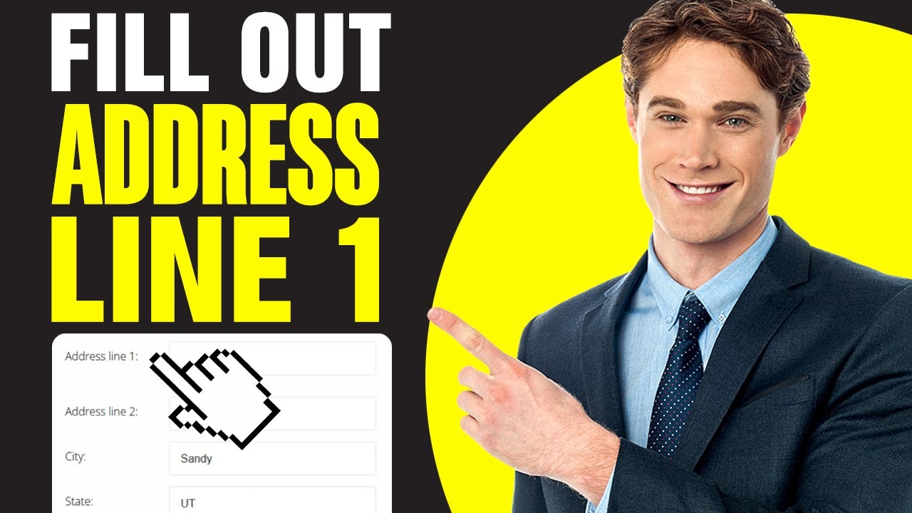 How Do I Fill Out Address Line 1 And 2