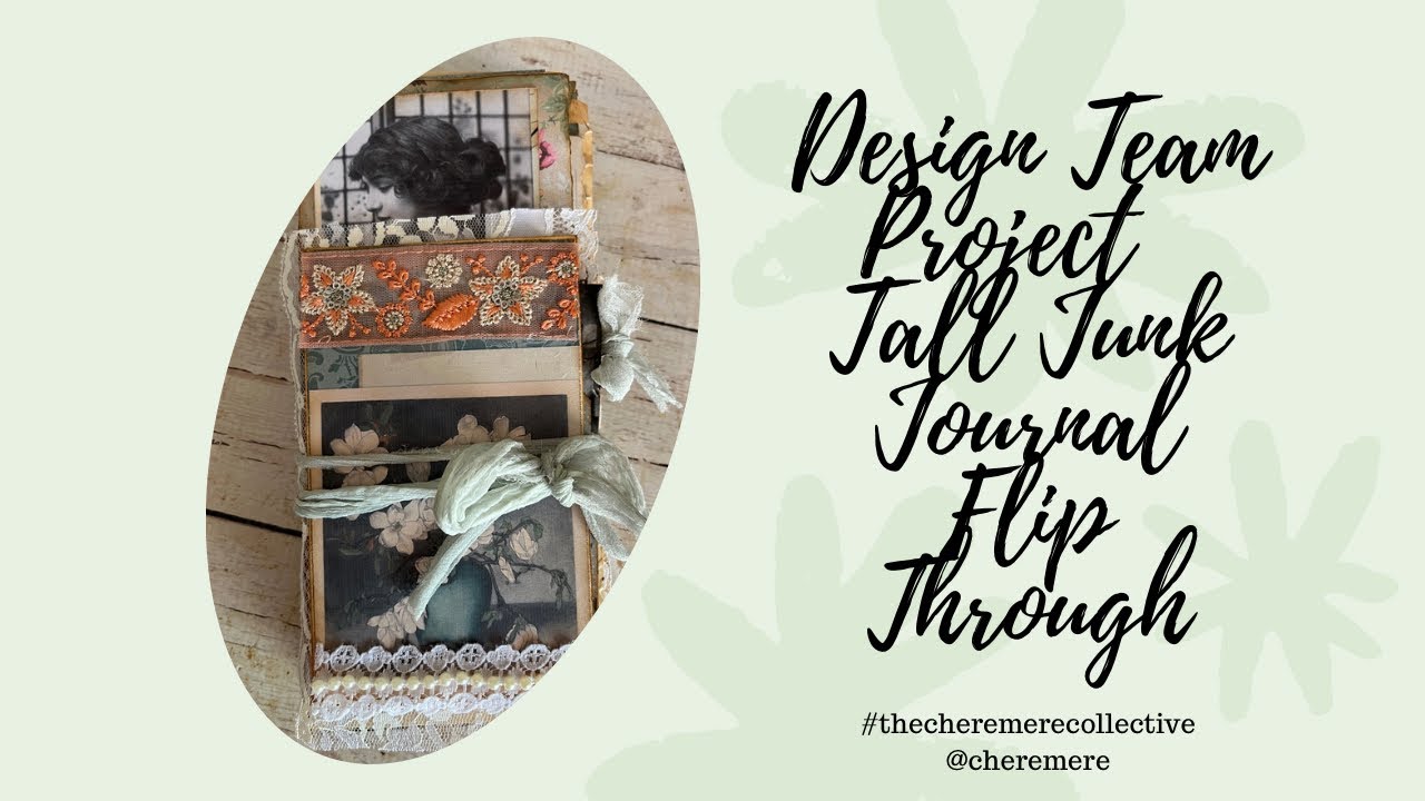 Design Team Project (SOLD) @RaindropLila7 #junkjournal #thecheremerecollective