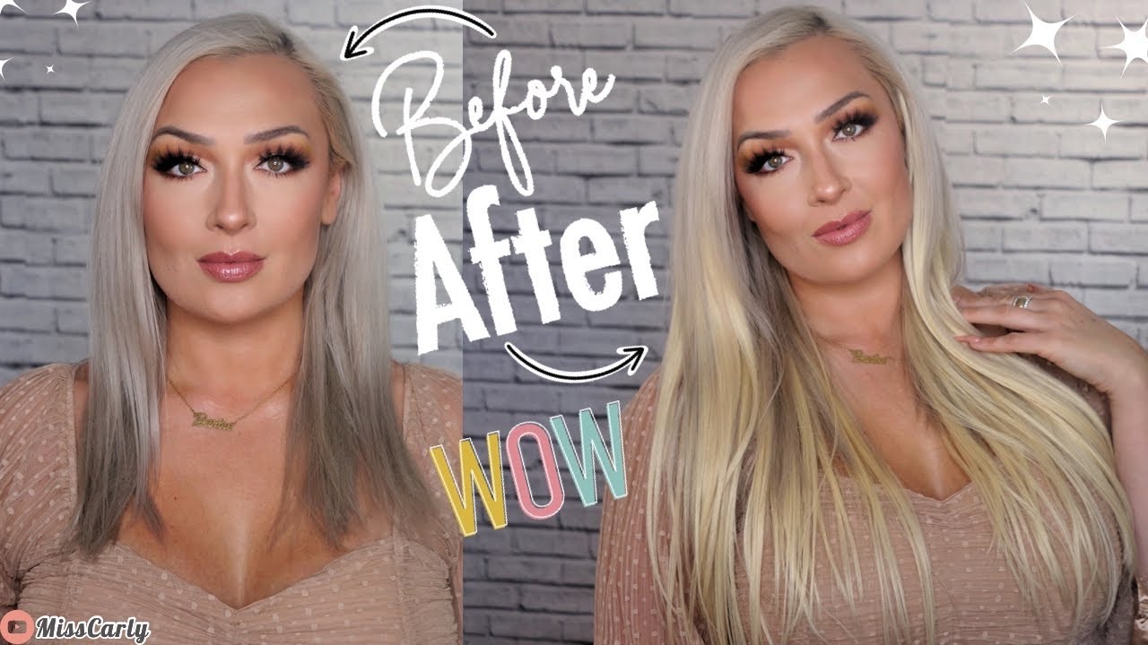 ✨Hair Extensions REVIEW  ✨ Goo Goo Hair  // Platinum Blonde Balayage BLACK FRIDAY SALE NOW + 10% off