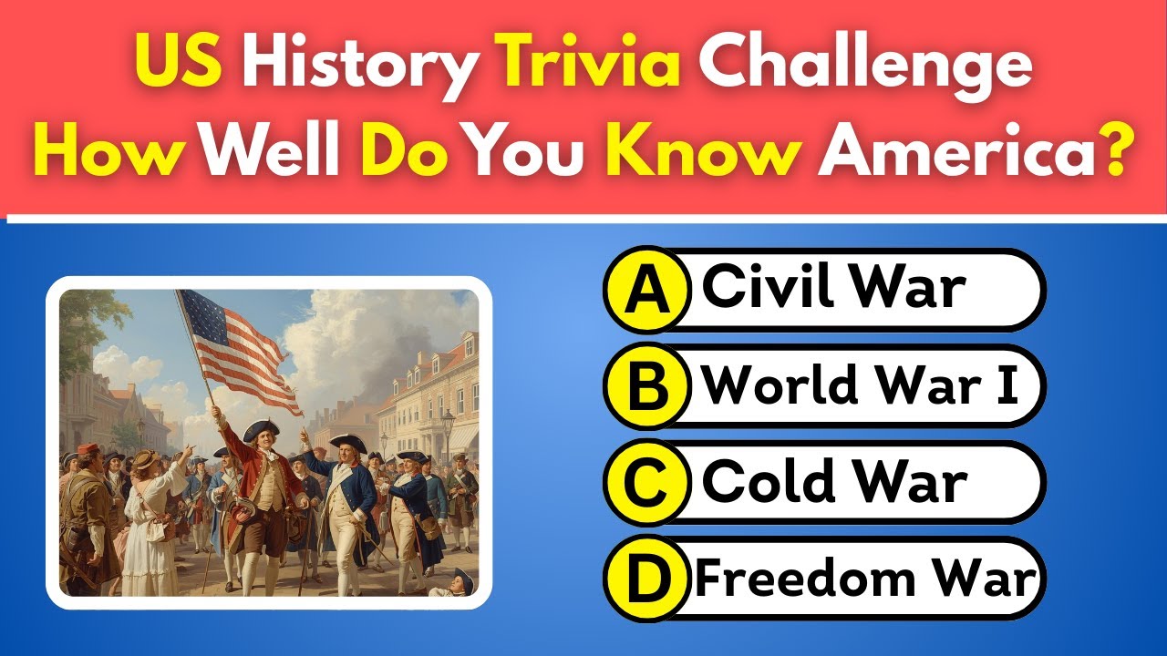 American History IQ Test 🧠 | USA Historical Quiz Challenge!