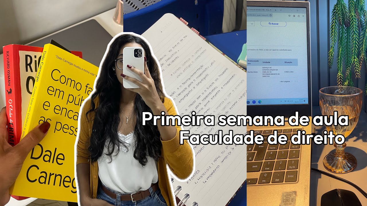 Volta às aulas na faculdade de Direito | rotina, primeira semana, vlog