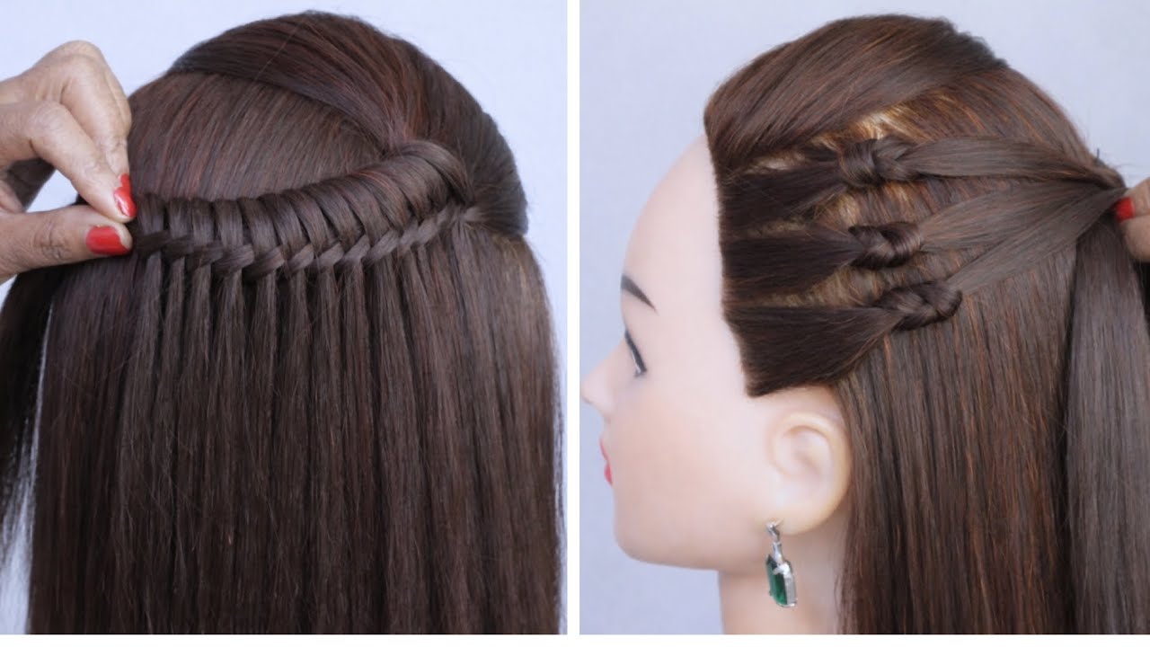 Top Trendy Hairstyle for Girls | Easy - new hairstyle for girls | Simple open hairstyle