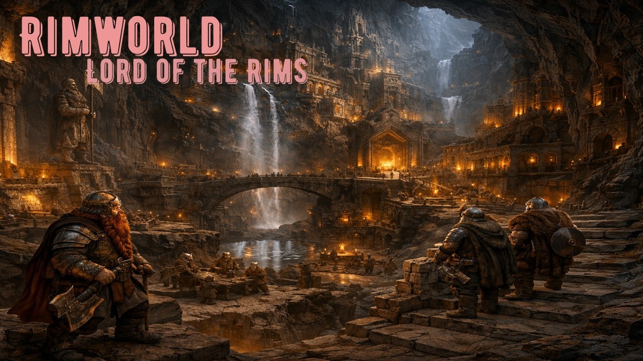 Rimworld Lord of the Rims ! LOTR mod. Upgrade Everything !
