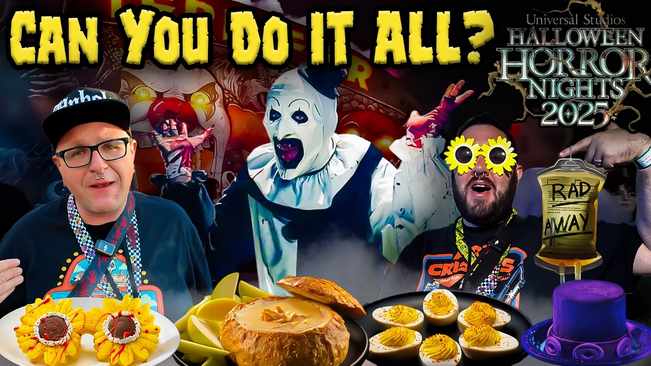 Can You Try it All In 1 Night @ Halloween Horror Nights: Universal Studios Hollywood?!?