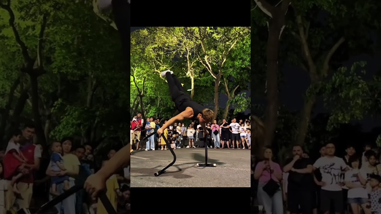 This Is Beyond Human… Holding His Entire Body on Iron Bars With Pure Strength 💪🔥