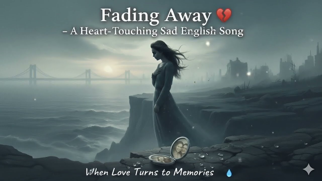 “Fading Away”💔| Heart-Touching Sad English Song | Lost Love Story 😢 