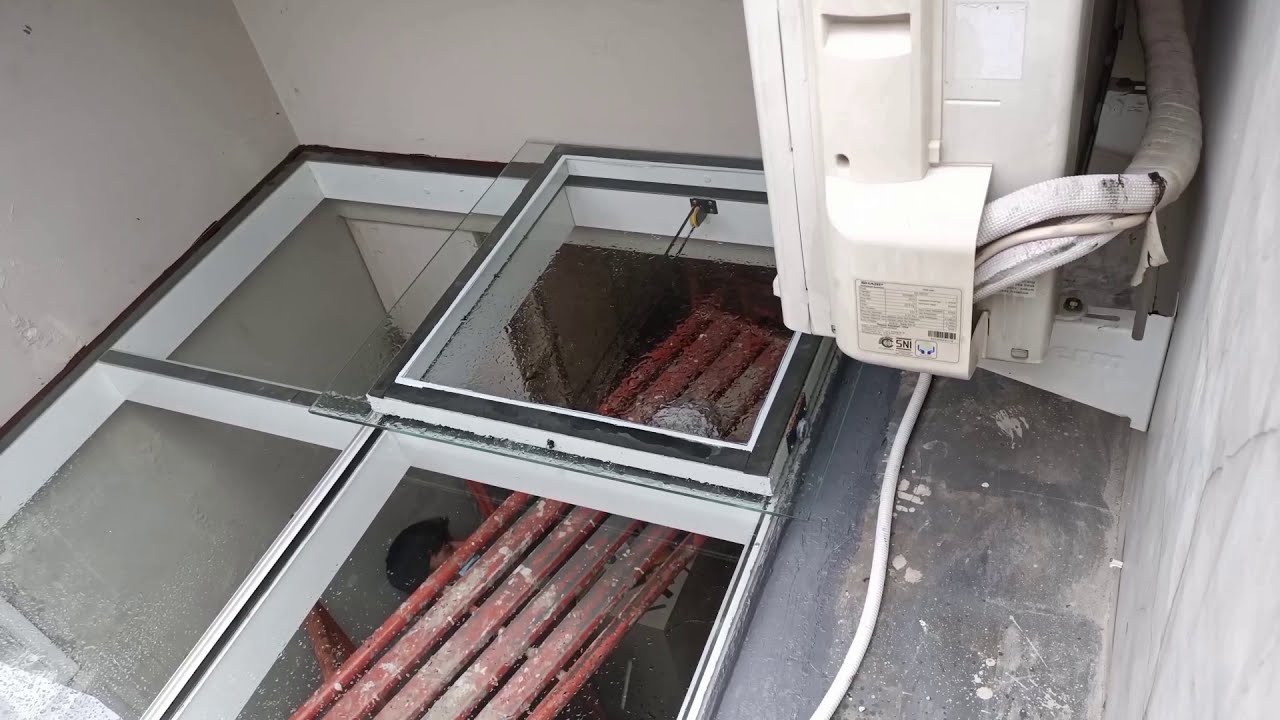 Wow!!! Kanopi sliding skylight buka tutup manual || KANOPI BUKA TUTUP