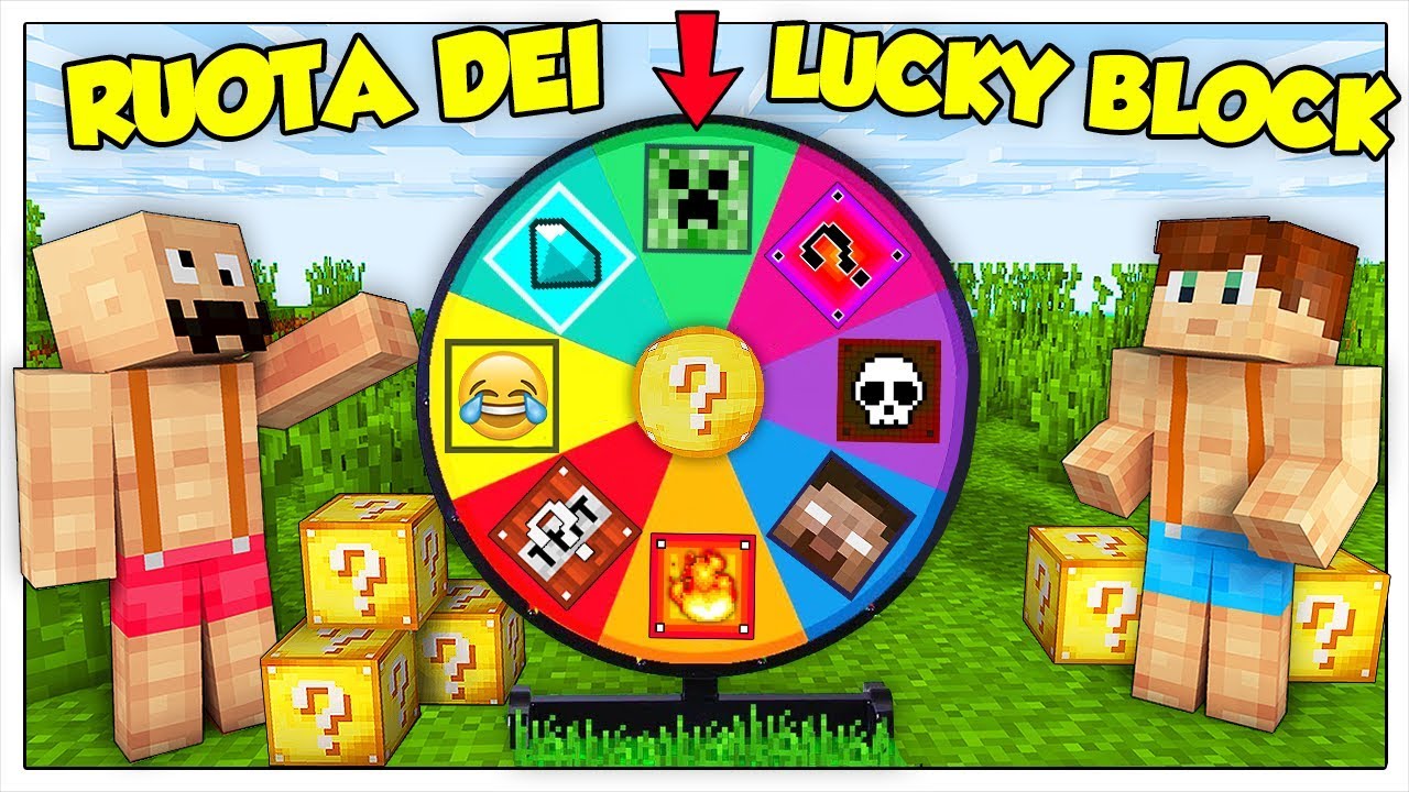LA RUOTA DELLA FORTUNA DEI LUCKY BLOCK! - Minecraft ITA