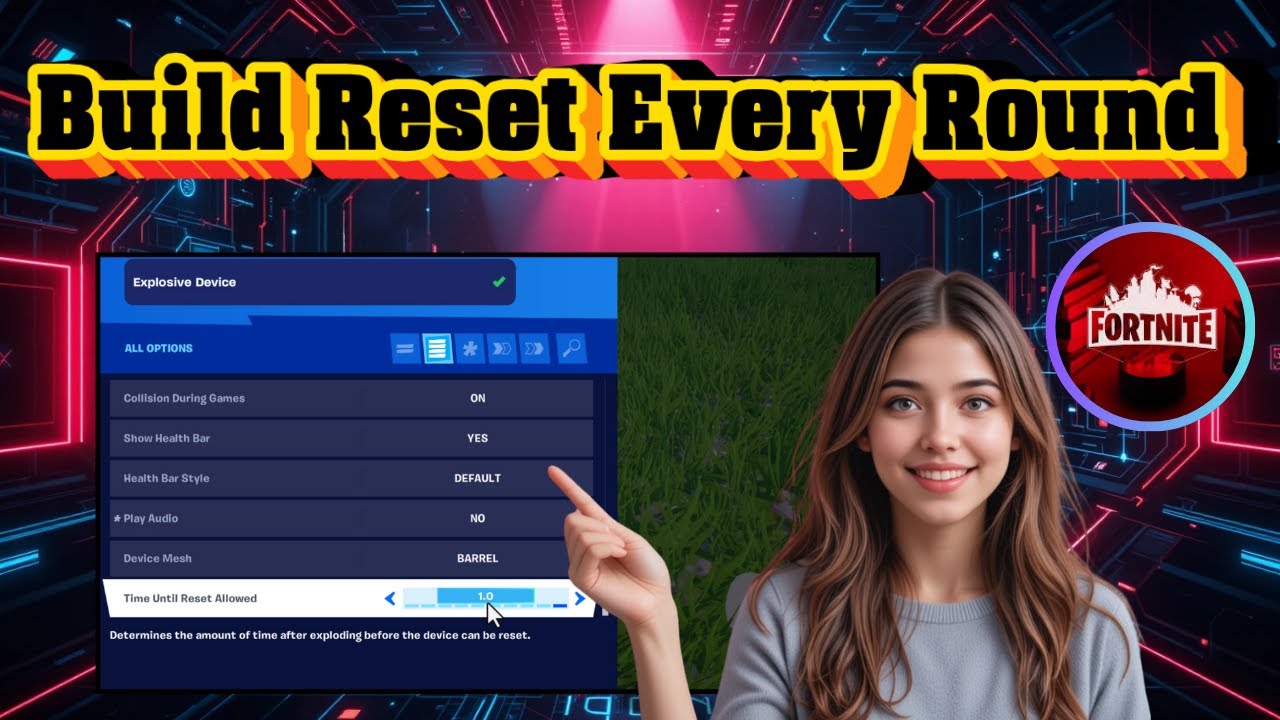 Как настроить сброс строительства в Fortnite каждый раунд | Учебное пособие по автоматическому сб...