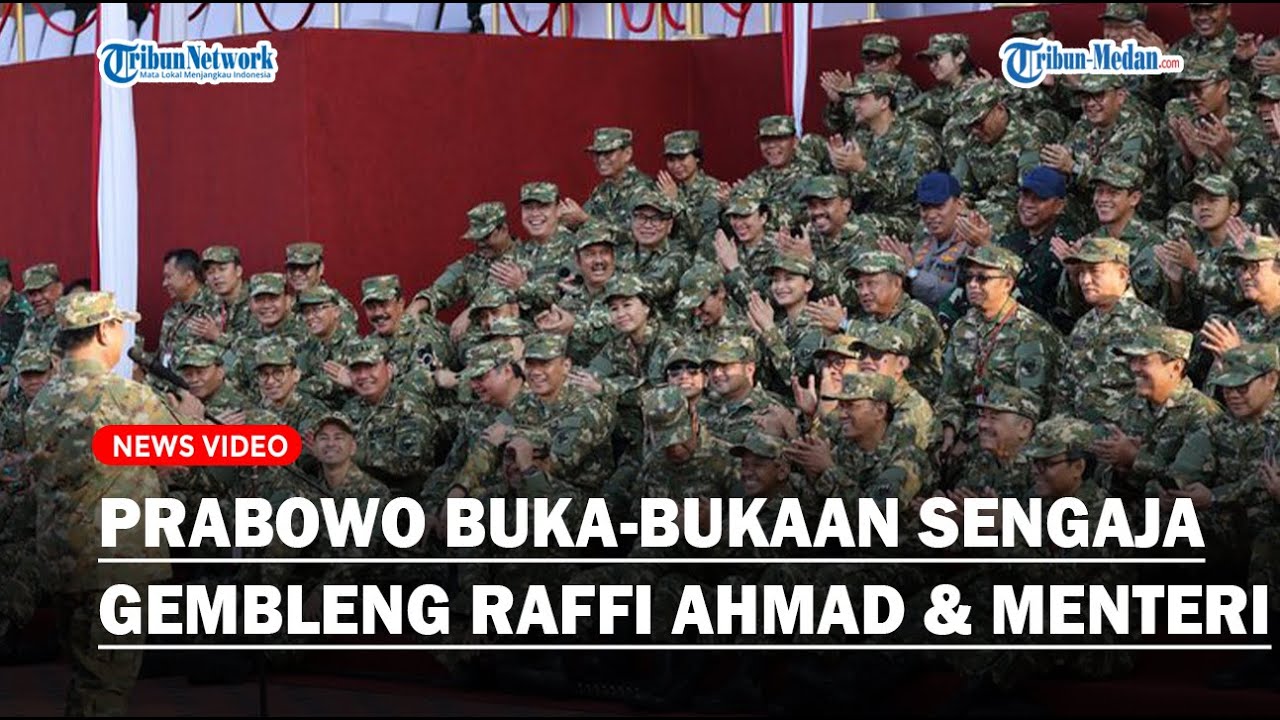 PRABOWO BUKA-BUKAAN SENGAJA Gembleng Raffi Ahmad & para Menteri di Akmil Magelang, Ungkap Tujuan!