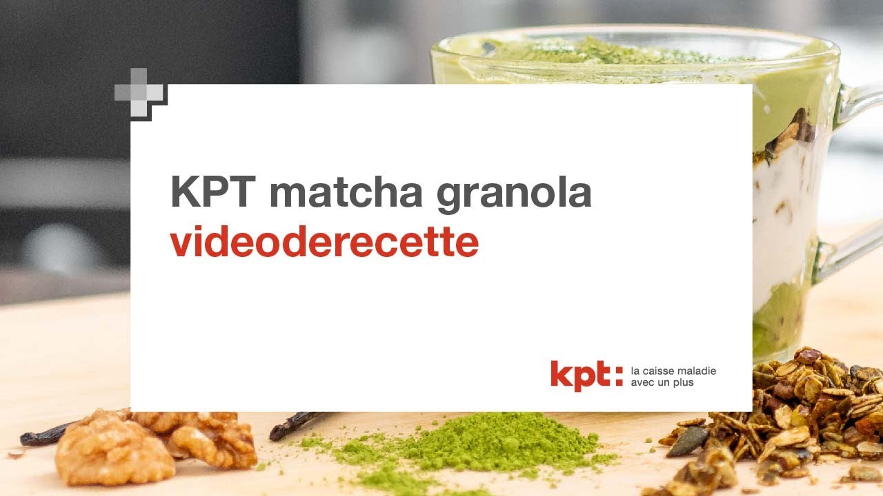 KPT matcha granola videoderecette