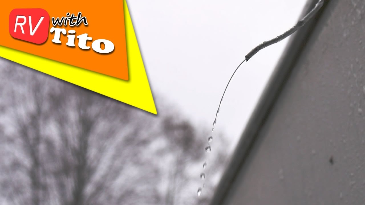 Самодельный лайфхак от дождя для автодома и кемпинга