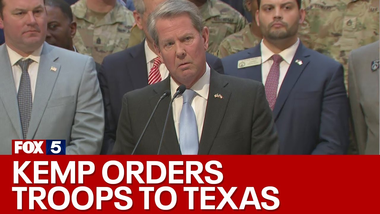 Gov. Kemp to send Georgia National Guard to Texas border | FOX 5 News