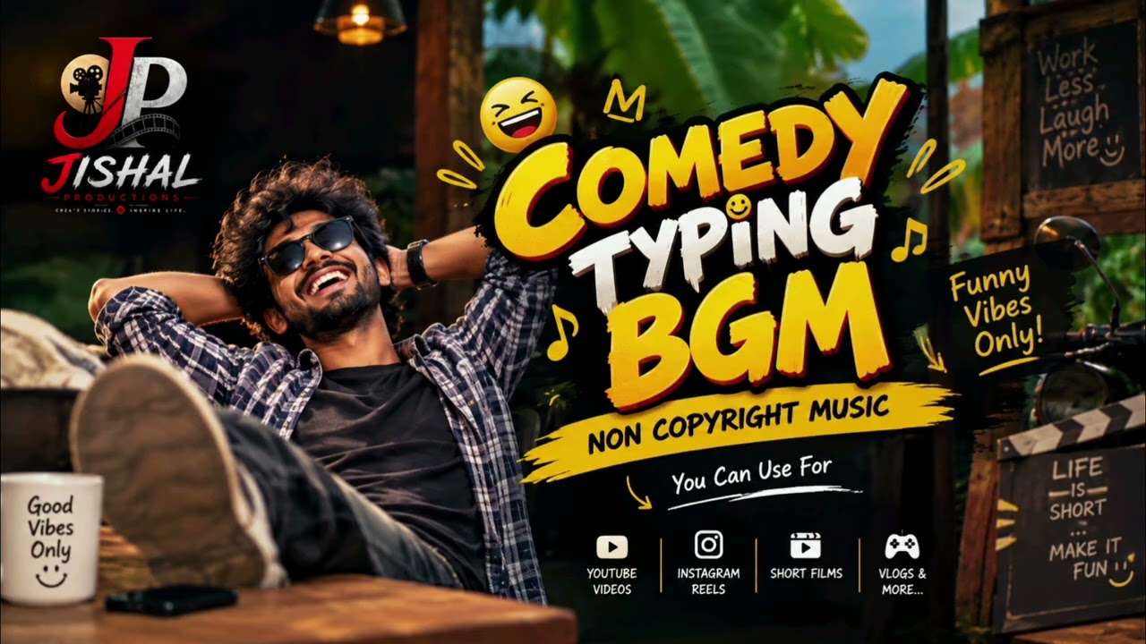 Comedy Typing BGM | Funny Background Music | Non Copyright Music | Free to Use