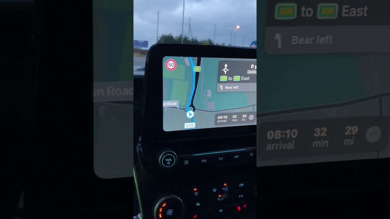 Transit custom sat nav has stroke funny