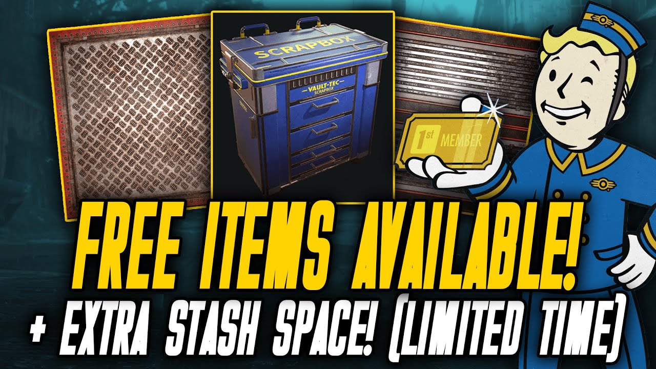 FREE ITEMS + EXTRA STASH SPACE TRICK in Fallout 76 (Limited Time)
