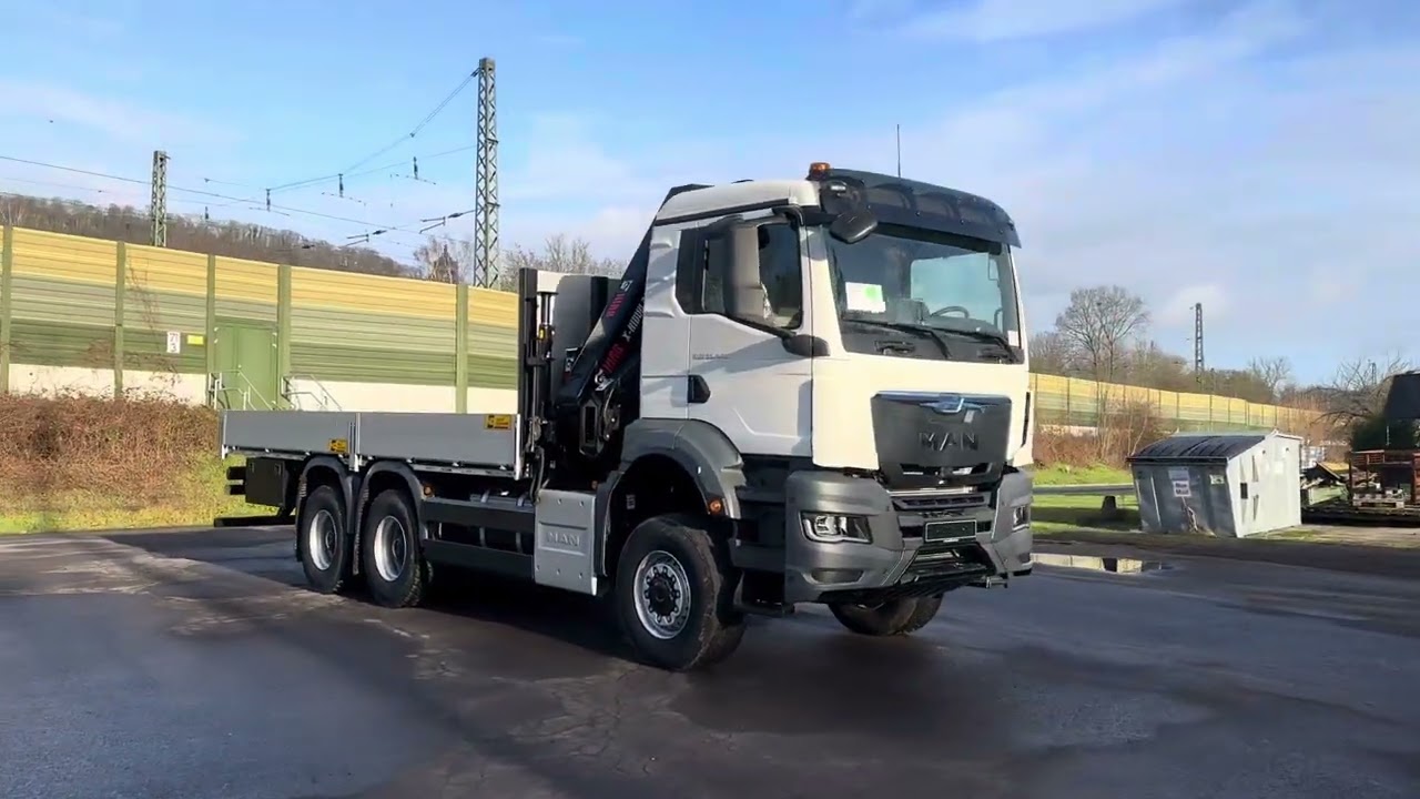 MAN TGS 33.440 6x6 Kran HIAB 228-6 Pritsche HD Truck Solutions Kranwagen