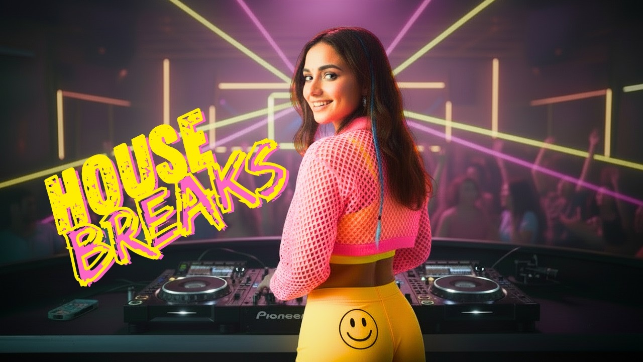 MAYA – HOUSE BREAKS ⚡ Retro House x Breakbeat DJ Set | SynthRave Energy