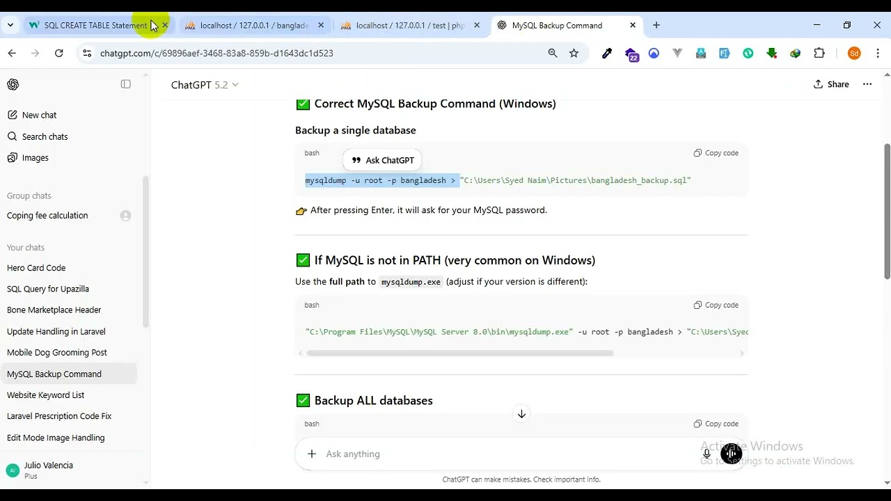 In the Middle point in sql 🙂✌️ 2