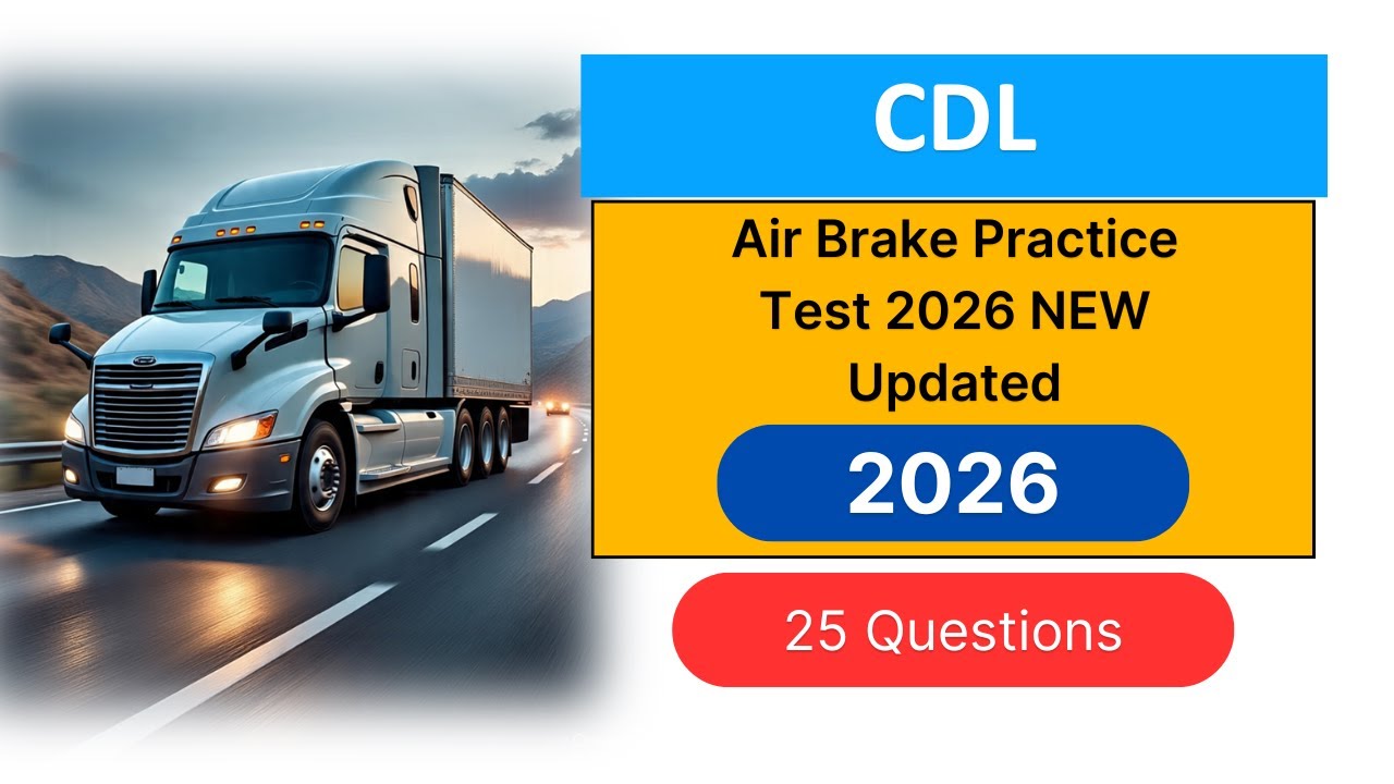 Практический тест CDL по пневматическим тормозам 2026: 25 вопросов с пояснениями