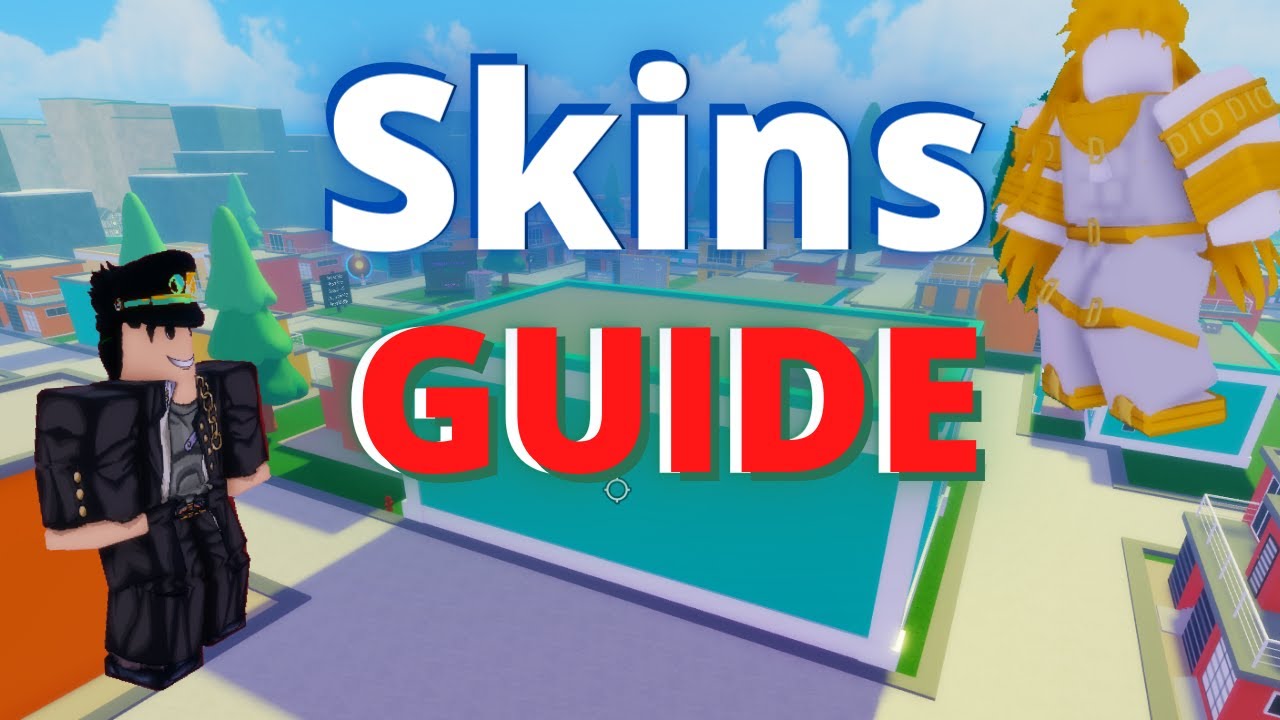 Jojo Blox - All Skins Guide / Showcase